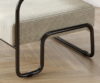 27"L Living room iron sofa chair, lazy individual chair, balcony leisure chair,Modern, Small Space, Easy Assembly - Image 10