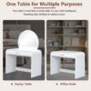39" Makeup Vanity Table with Mirror Touch Screen Lighted Mirror, Dressing Table with Drawer for Bedroom - Image 27
