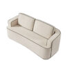 Integrated handrail double seating layout, saving space while comfortably accommodating 2 people, suitable for studio apartments, small living rooms or bedrooms, combining decoration andity - Image 2