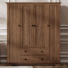 4 Door Wardrobe Armoire Closet with 2 Drawers - Image 6