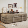 78.8" Compression Sofa,Convertible Floor Sofa Bed-with Pillow Back Support Armrest,Comfy Futon Couch Sleeper Bed,Loveseats Boneless Modular Sectional Sofa,Corduroy fabric,for Living Room,Bedroom - Image 9