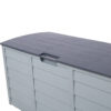 All Weather UV Pool Deck Box Storage Shed Bin Backyard Patio Outdoor w/ Wheel,75 Gallon Resin Deck Box-Organization and Storage for Patio Furniture Outdoor Cushions,Garden Tools and Pool Toys - Image 8