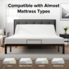 Queen Adjustable Bed Frame with Massage and USB Ports - Image 9