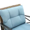 3pcs rocking rattan set wholesale leisure chair outdoor rattan rocking chair set grey - Image 12