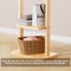 Coat Racks solid wood hanger 23.6* 11*70.8in Solid environmental protection easy to assemble beautiful can be placed in the bedroom/entrance/living room - Image 10