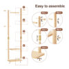 Coat Racks solid wood hanger 23.6* 11*70.8in Solid environmental protection easy to assemble beautiful can be placed in the bedroom/entrance/living room - Image 8