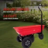 Four-wheeled electric cart 24V 180W lead-acid battery 264 lbs (120 kg) electric one-wheeled wheelbarrow 75L electric garden cart plastic pot capacity 2.6 cu.ft. wheelbarrow electric wheelbarrow - Image 13