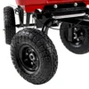 Four-wheeled electric cart 24V 180W lead-acid battery 264 lbs (120 kg) electric one-wheeled wheelbarrow 75L electric garden cart plastic pot capacity 2.6 cu.ft. wheelbarrow electric wheelbarrow - Image 5