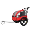 2-in-1 Double 2 Seat with 5-point safety harnesses Bicycle Bike Trailer Jogger Stroller for Kids Children Foldable Collapsible w/Pivot Front Wheel, Storage Bag - Image 13