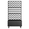 Metal Planter Box with Trellis Raised Garden Bed - 72.05"x35.83"x16.14", Trellis Privacy Screen for Climbing Plants, Vegetables, Vines(Assembly Required) - Image 3