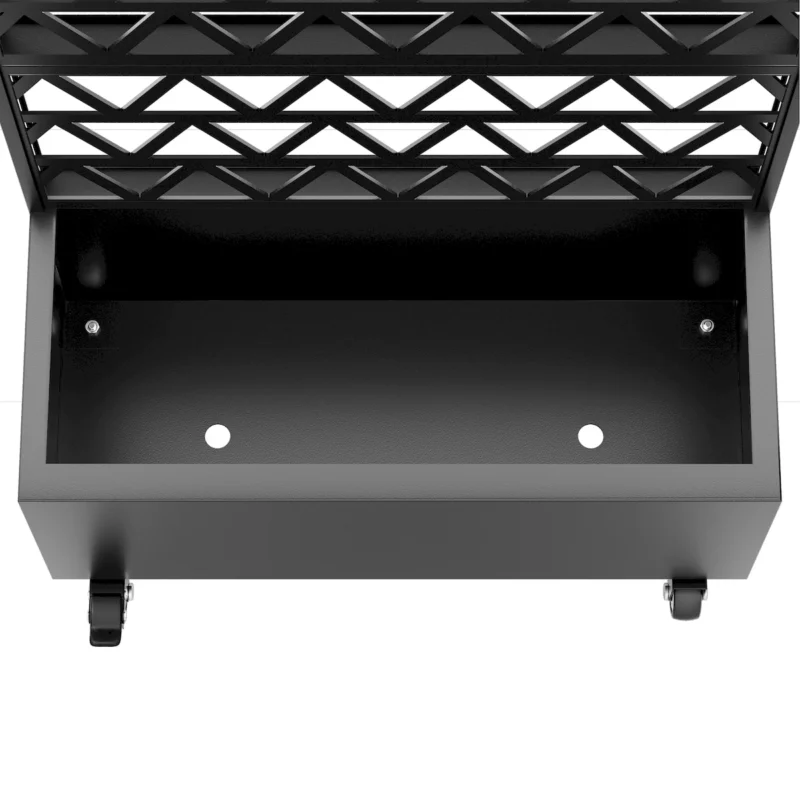 Metal Planter Box with Trellis Raised Garden Bed - 72.05"x35.83"x16.14", Trellis Privacy Screen for Climbing Plants, Vegetables, Vines(Assembly Required) - Image 4
