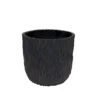 Large Round Planters Set of 2 (15.75"x14.96" & 12.2" x13.39'') - Lightweight Magnesium Oxide Plant Pot with Texture -Concrete Planter Pots with Drainage Hole – Indoor & Outdoor Use - Image 6