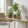 Round Strata Planter SM - Dark Brown - Image 3