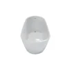 55" Acrylic Freestanding Bathtub, Deep Soaking Contemporary Stand Alone Bath Tub with Pop-up Drain & Integrated Overflow, Chrome-Finish Drain Cover, Glossy White GF-26A04-55 - Image 3