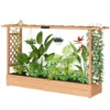 Wooden Planter Box,Trellis Planter,Raised Garden Bed - Image 4