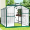 Polycarbonate Greenhouse,6'x 8' Heavy Duty Walk-in Plant Garden Greenhouse for Backyard/Outdoor - Image 10