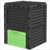 Outdoor Large Capacity Composter,Garden Compost Bin,Fertile Soil Aerating Box