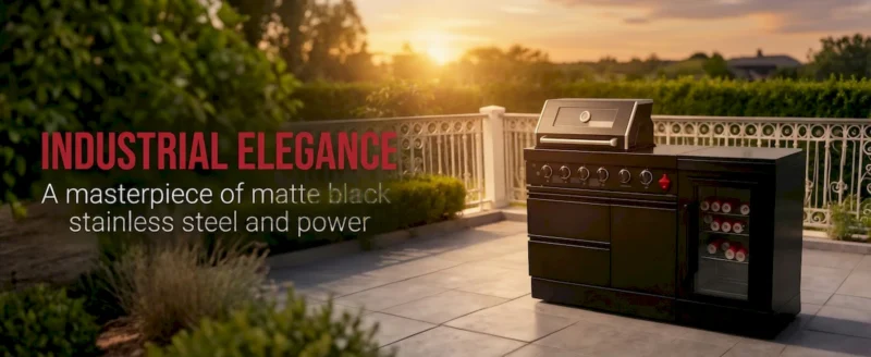 65-Inch 4-Burner 72000 BTU Deluxe Stainless Steel Propane Gas Outdoor Kitchen Bar Barbecue Island Grill + Wine Cooler Compact Refrigerator + Marble Countertops  - Image 11