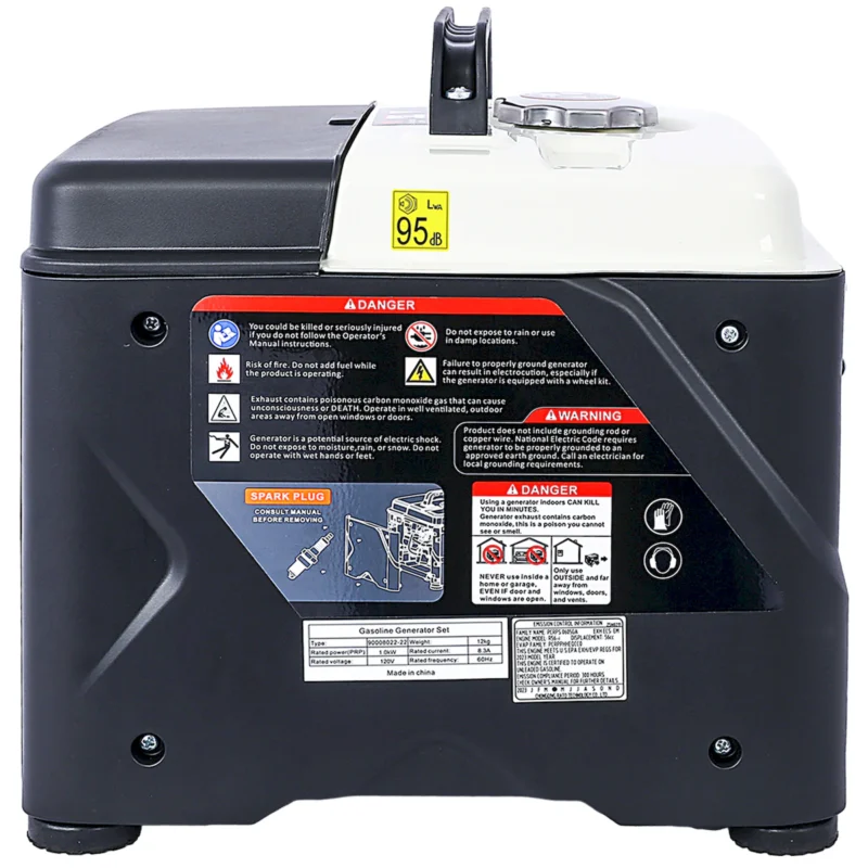 Portable Inverter Generator,1200W ultra-quiet gas engine, EPA Compliant, Eco-Mode Feature, Ultra Lightweight for Backup Home Use & Camping  - Image 3