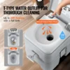 Portable Toilet for Camping, Porta Potty with Carry Bag, 5.3 Gal Waste Tank & 3.2 Gal Flush Tank, Push-Button Pressurized Flush Commode, Leak-proof and Odourless Travel Toilet for Camping Car  - Image 5