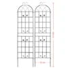 Metal Garden Trellis, 2 Pack Metal Trellis for Climbing Plants, Indoor/Outdoor Plant Trellis for Potted Plants, House Plants, Climbing Vines, Flowers and Vegetables, Lawn Garden Fence Decor Screen - Image 6