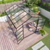 Newly marketed Gain height windproofaluminum greenhouse 10x12 FT Polycarbonate Greenhouse Raised Base and Anchor Aluminum Heavy Duty Walk-in Greenhouses for Outdoor Backyard in All Season - Image 2