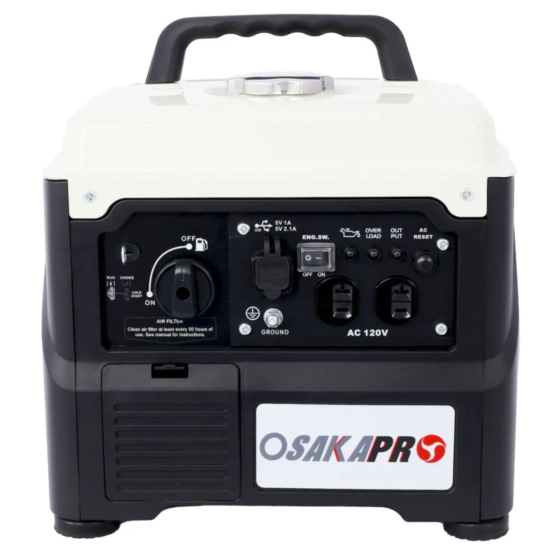 Portable Inverter Generator,1200W ultra-quiet gas engine, EPA Compliant, Eco-Mode Feature, Ultra Lightweight for Backup Home Use & Camping  - Image 2