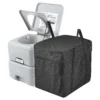 Portable Toilet for Camping, Porta Potty with Carry Bag, 5.3 Gal Waste Tank & 3.2 Gal Flush Tank, Push-Button Pressurized Flush Commode, Leak-proof and Odourless Travel Toilet for Camping Car  - Image 4