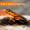 40 Lbs Fatwood Fire Starter Sticks, 100% Natural Kindling wood, Pine Firewood Firestarter for Campfire, Stove, Fireplace, Bonfires, Grill - Image 8
