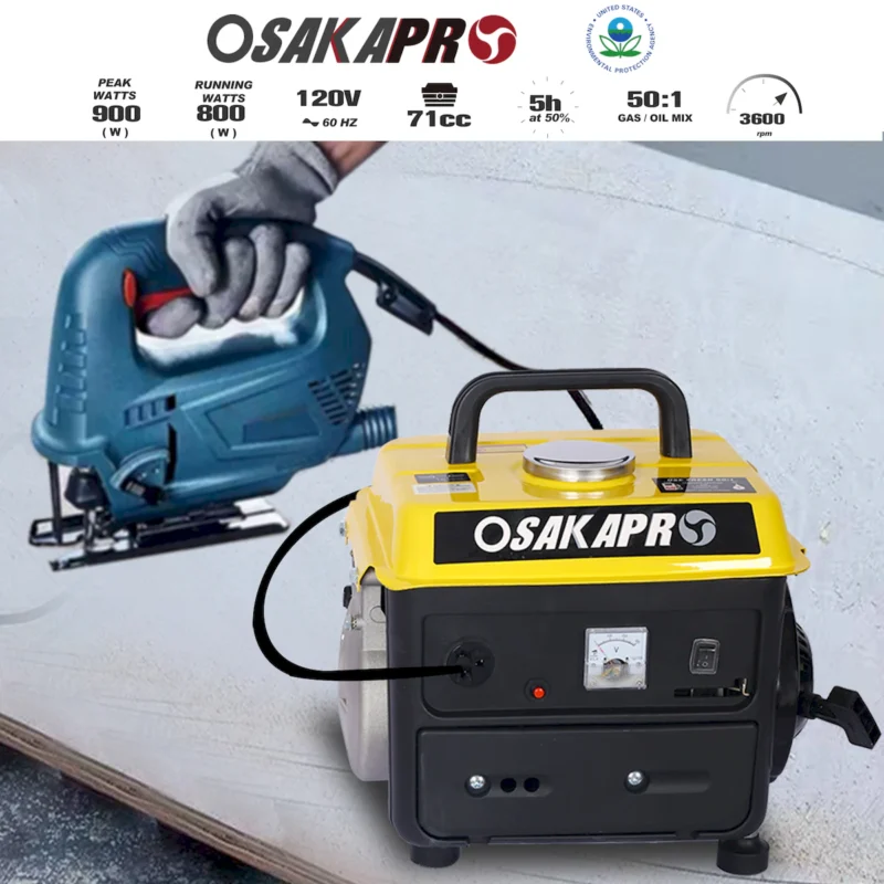 Portable Generator, Outdoor generator Low Noise, Gas Powered Generator,Generators for Home Use  - Image 2