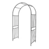 Metal Garden Arch L42.24'' x W17.52'' x H85.82'' Climbing Plants Support Rose Arch Outdoor Black - Image 13