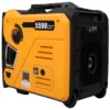 Super quiet Inverter Generator 5.5KW portable generator electric&remote start, foldable handle with wheels, 224cc 4 stroke EPA compliant 