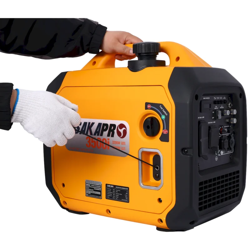 3500 Watt Portable Inverter Generator Gas Powered, EPA Compliant with CO SENSOR, Compact and Lightweight for Home Backup Power, Outdoor Camping, RV and Trailer  - Image 5