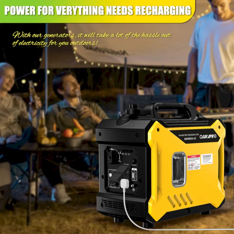 Super quiet Inverter Generator 2000w portable generator, 79.7cc ultra light EPA compliant  - Image 3
