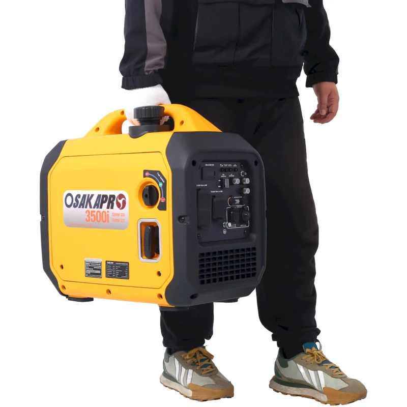 3500 Watt Portable Inverter Generator Gas Powered, EPA Compliant with CO SENSOR, Compact and Lightweight for Home Backup Power, Outdoor Camping, RV and Trailer  - Image 2