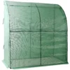 3 Tier Lean-To Portable Greenhouse, Heavy Duty Indoor Outdoor Garden Greenhouse with Wire Shelves, 2 Roll-Up Zipper Doors, Easy Assembly, 79"x39"x83", PE Weatherproof Cover