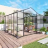 Newly marketed Gain height windproofaluminum greenhouse 10x12 FT Polycarbonate Greenhouse Raised Base and Anchor Aluminum Heavy Duty Walk-in Greenhouses for Outdoor Backyard in All Season - Image 11