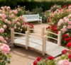 Wooden Garden Bridge Arc Footbridge - Image 5