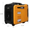 Super quiet Inverter Generator 5.5KW portable generator electric&remote start, foldable handle with wheels, 224cc 4 stroke EPA compliant  - Image 18