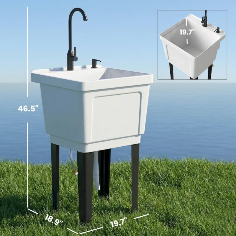 Flexible Sink Station,Integrated Hygienic Design Sink Station,Freestanding Sink Station,Portable Camping Sink - Image 7