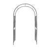 Metal Garden Arch L42.24'' x W17.52'' x H85.82'' Climbing Plants Support Rose Arch Outdoor Black - Image 11
