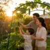 Heavy Duty 20mm Large Diameter Metal Cucumber & Loofah Trellis, U-Shape Garden Arch for Raised Bed, Climbing Vegetable Plant Support - Image 5