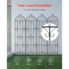4 Packs Metal Garden Trellis for Climbing Plant Support 87x20 in Rustproof - Image 4
