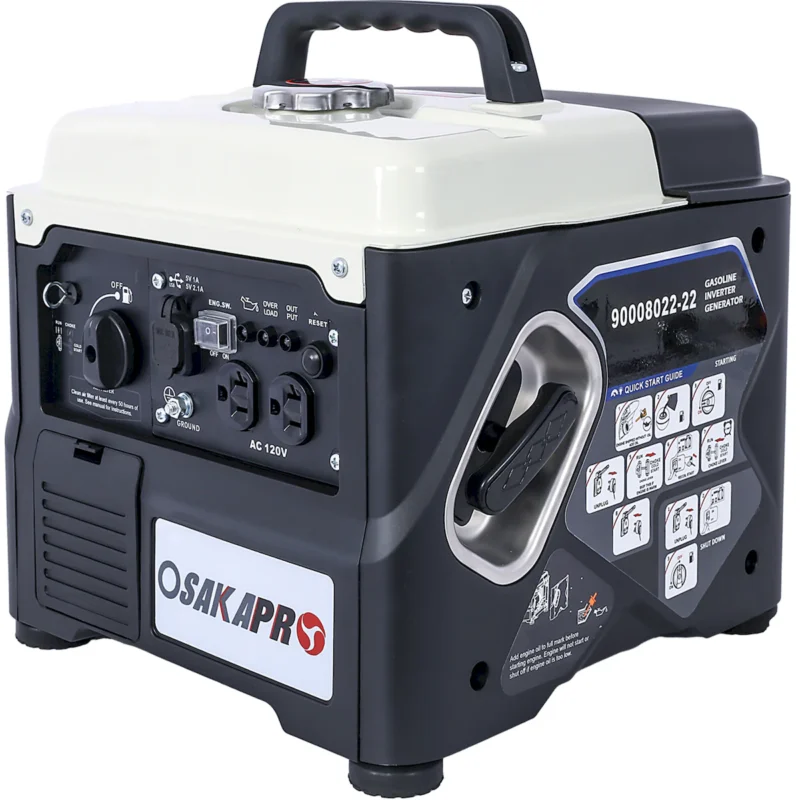 Portable Inverter Generator,1200W ultra-quiet gas engine, EPA Compliant, Eco-Mode Feature, Ultra Lightweight for Backup Home Use & Camping  - Image 9