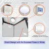 Person Portable Toilet Cabin – Outdoor Restroom with Light, Sink & Vent Fan  - Image 8