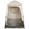Camping Shower Tent, 1 Room, Foldable Privacy Tent Changing Room with Ground Stakes, Ropes, Carry Bag, and Crossbar, 210D Oxford Fabric with Silver Coating, for Camping, Beach, and Fishing - Image 7