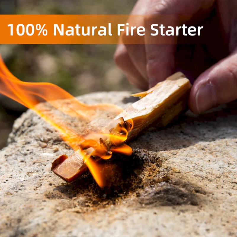 40 Lbs Fatwood Fire Starter Sticks, 100% Natural Kindling wood, Pine Firewood Firestarter for Campfire, Stove, Fireplace, Bonfires, Grill - Image 16