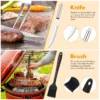 15 Pcs Stainless Steel Grill Utensils Set - Image 3