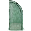 3 Tier Lean-To Portable Greenhouse, Heavy Duty Indoor Outdoor Garden Greenhouse with Wire Shelves, 2 Roll-Up Zipper Doors, Easy Assembly, 79"x39"x83", PE Weatherproof Cover - Image 10