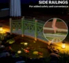 Garden Bridge Footbridge for Backyard Ponds, Creeks, Streams,Wooden Garden Bridge - Image 6